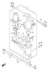 DF 60A drawing Trim Cylinder High Thrust