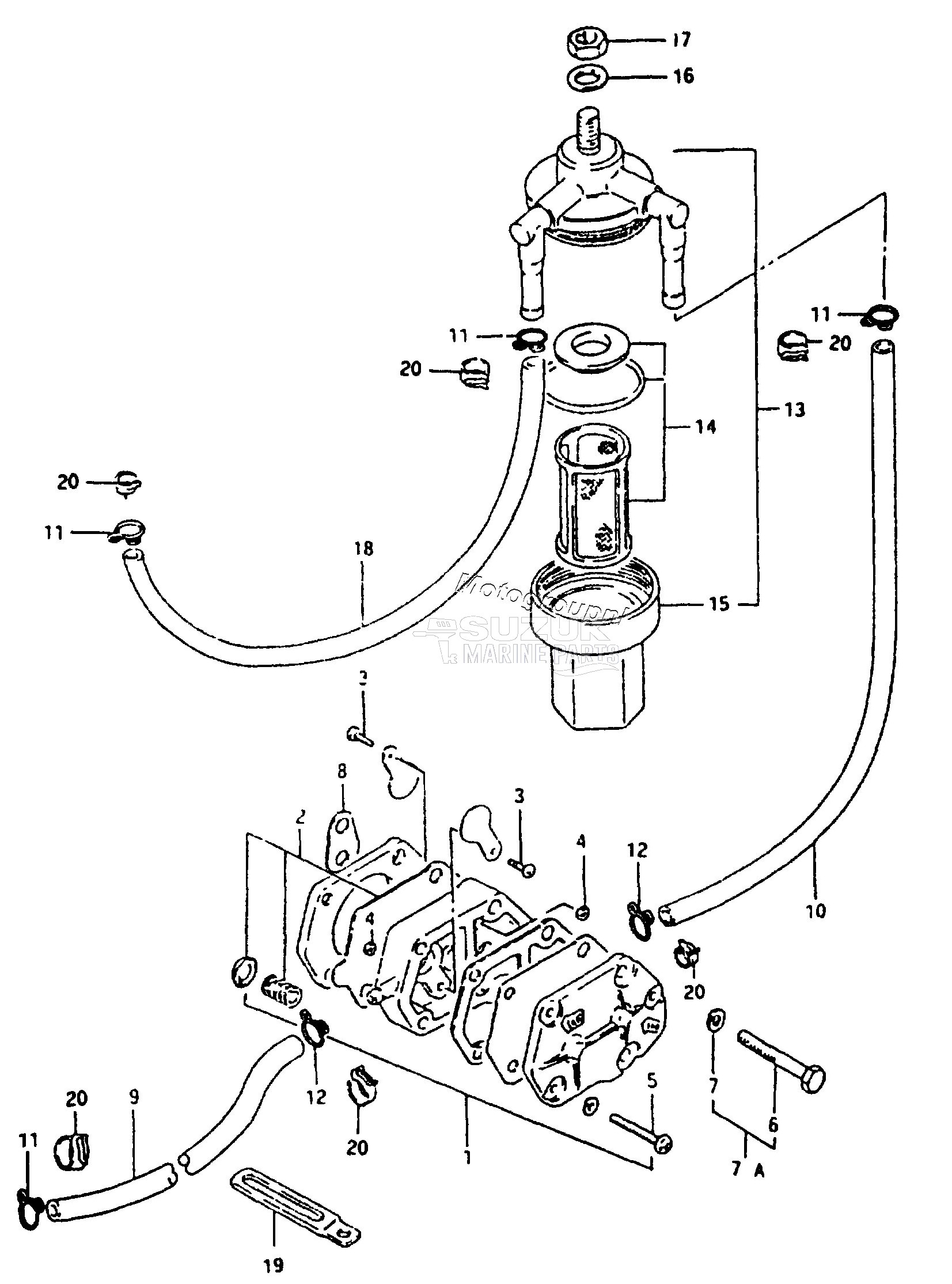 FUEL PUMP (DT40C,DT40W /​ ~MODEL:94)