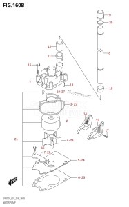 DF250A From 25003P-810001 (E01 E40)  2018 drawing WATER PUMP (E40)