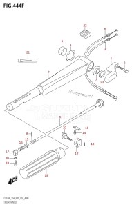 DT9.9A From 00993K-610001 (P36 P40)  2016 drawing TILLER HANDLE (DT15A:P40)