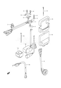 DF 150 drawing PTT Switch/Engine Control Unit