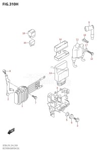 DF20A From 02002F-410001 (P01)  2014 drawing RECTIFIER /​ IGNITION COIL (DF20A:P40)