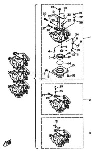 E60HM drawing CARBURETOR