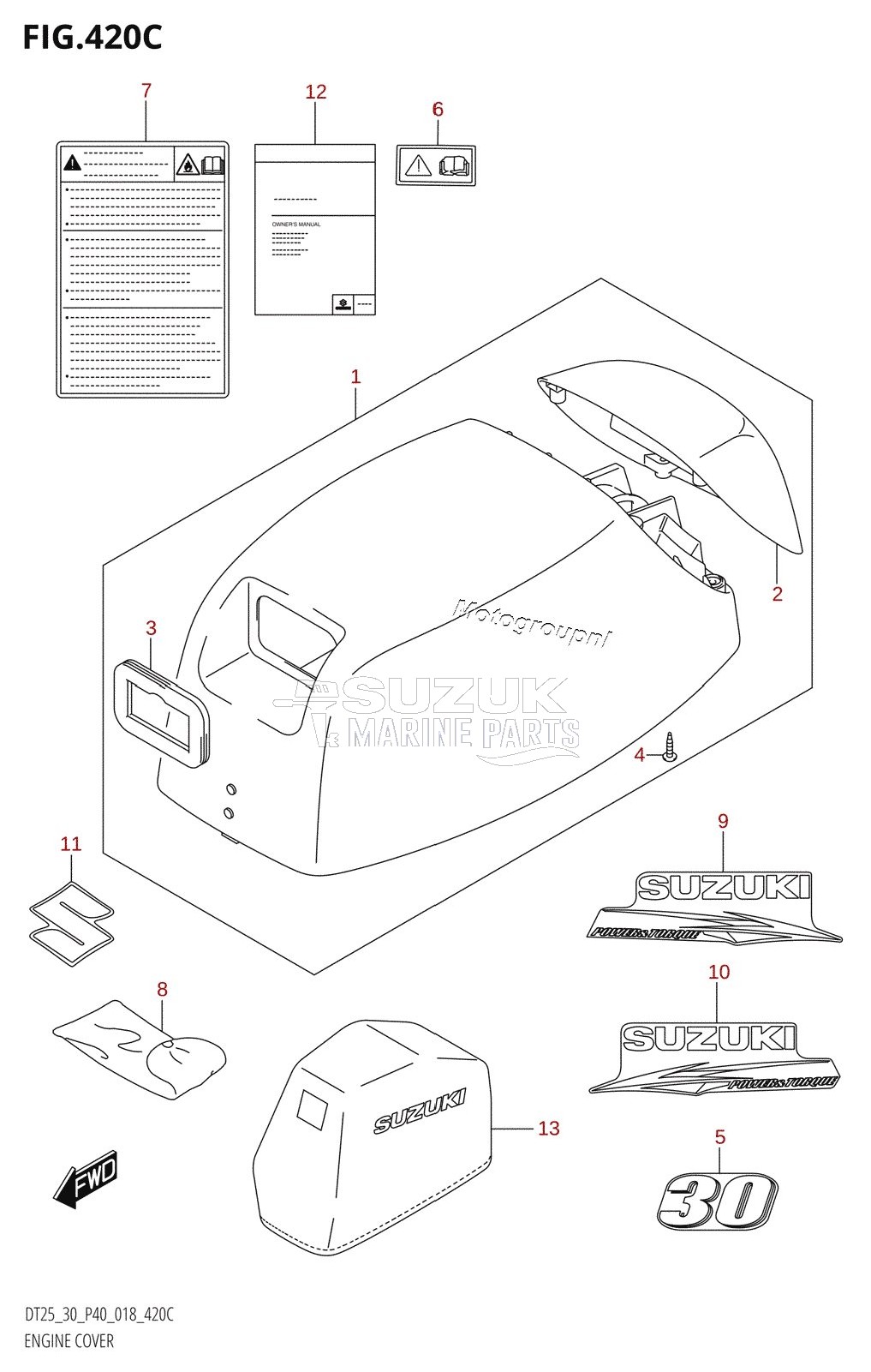 ENGINE COVER (DT30R)