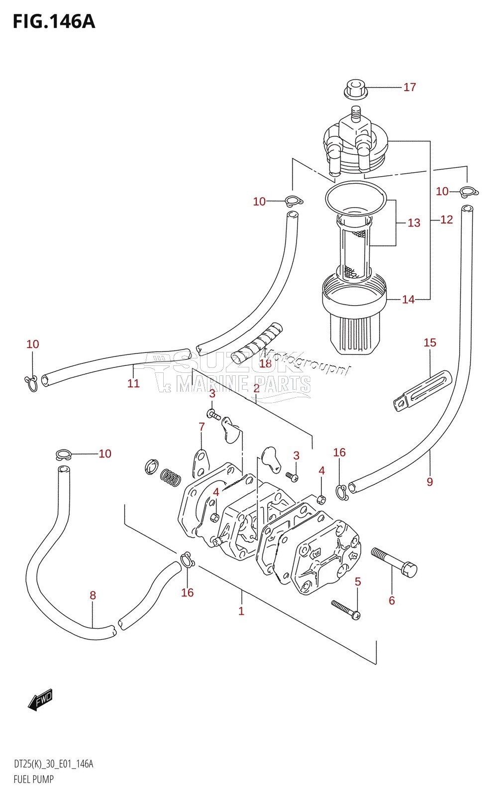 FUEL PUMP (DT25,DT30,DT30R)