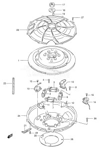 DT115 From 11502-030001 ()  2000 drawing MAGNETO (MODEL:89~00)