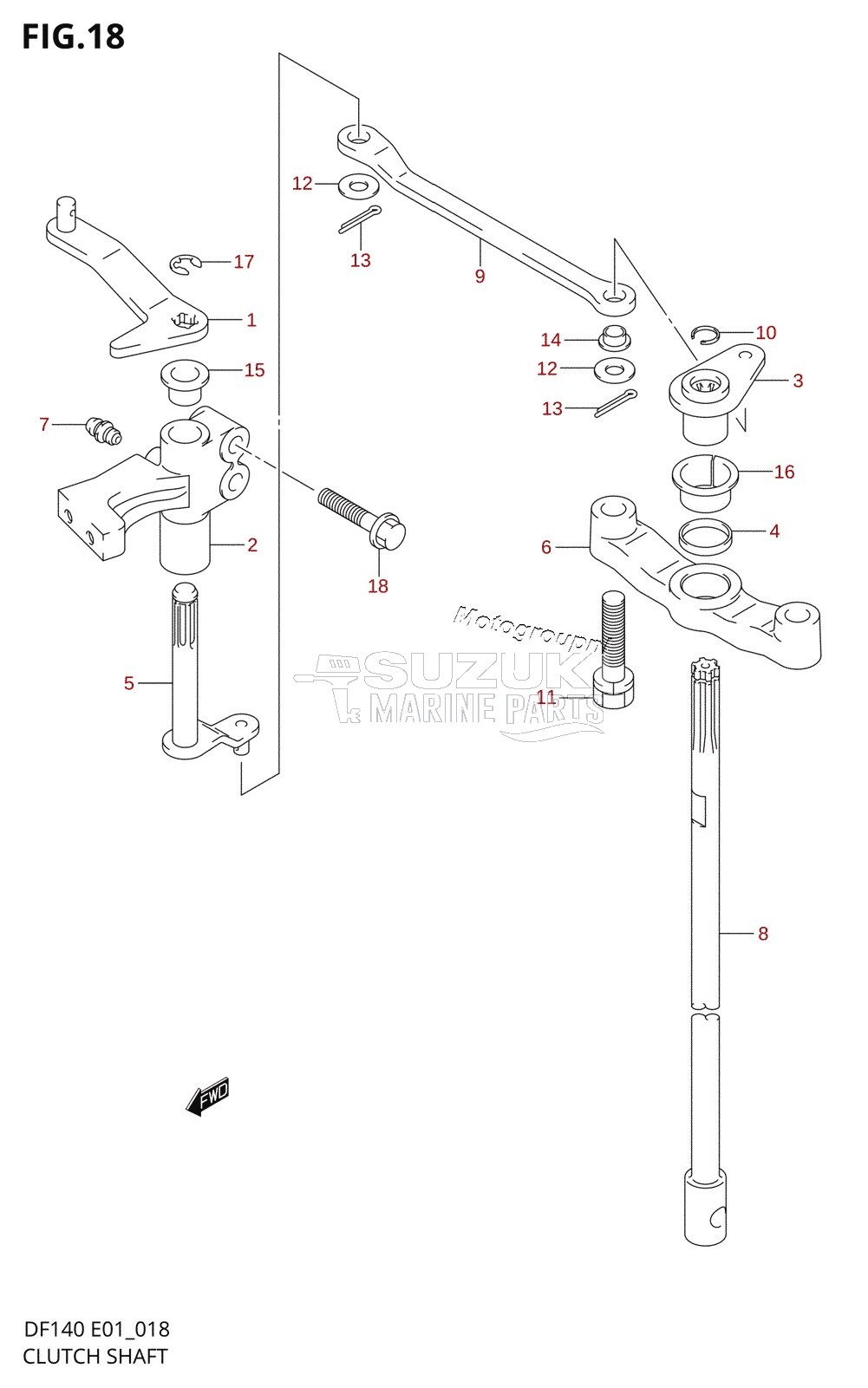 CLUTCH SHAFT