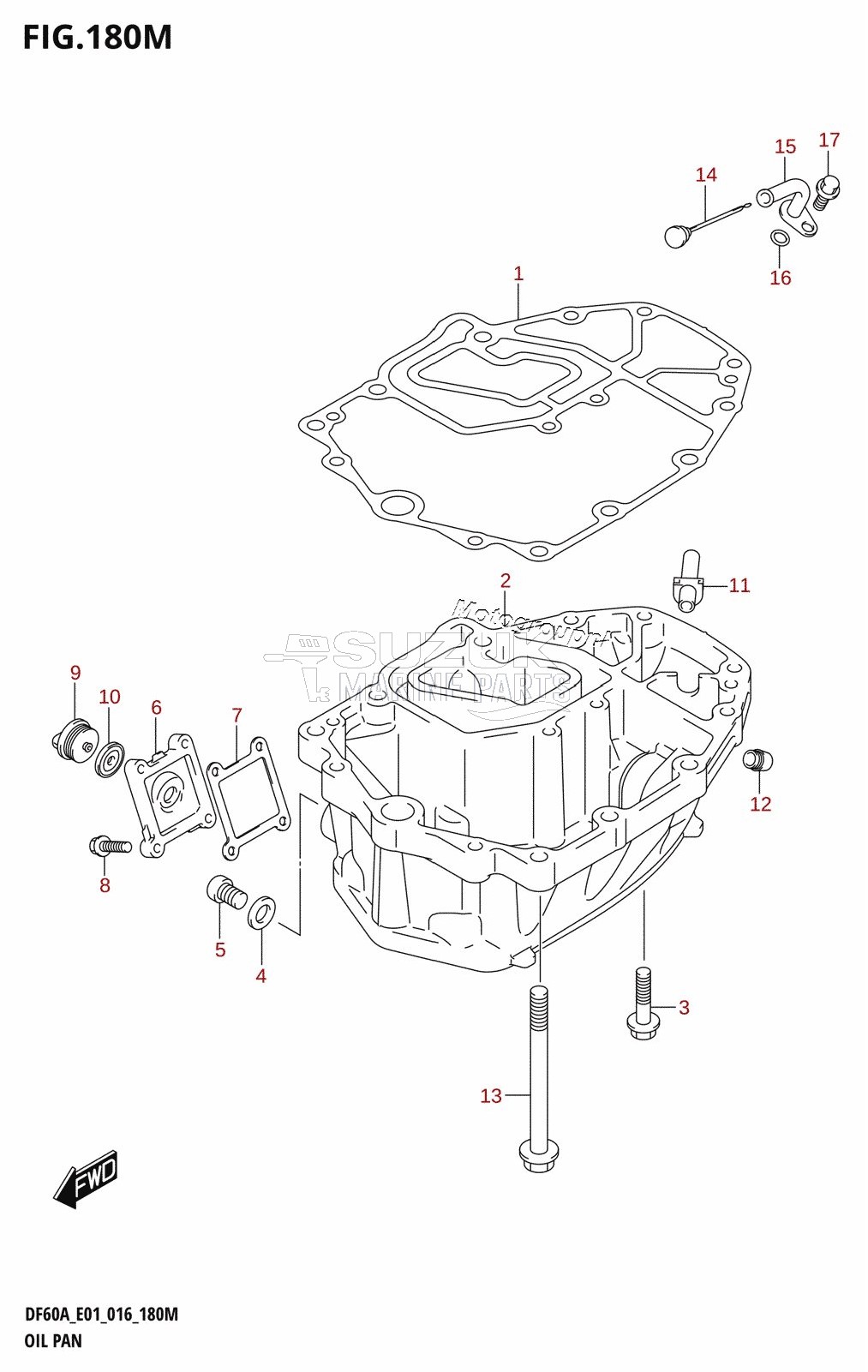 OIL PAN (DF60ATH:E01)