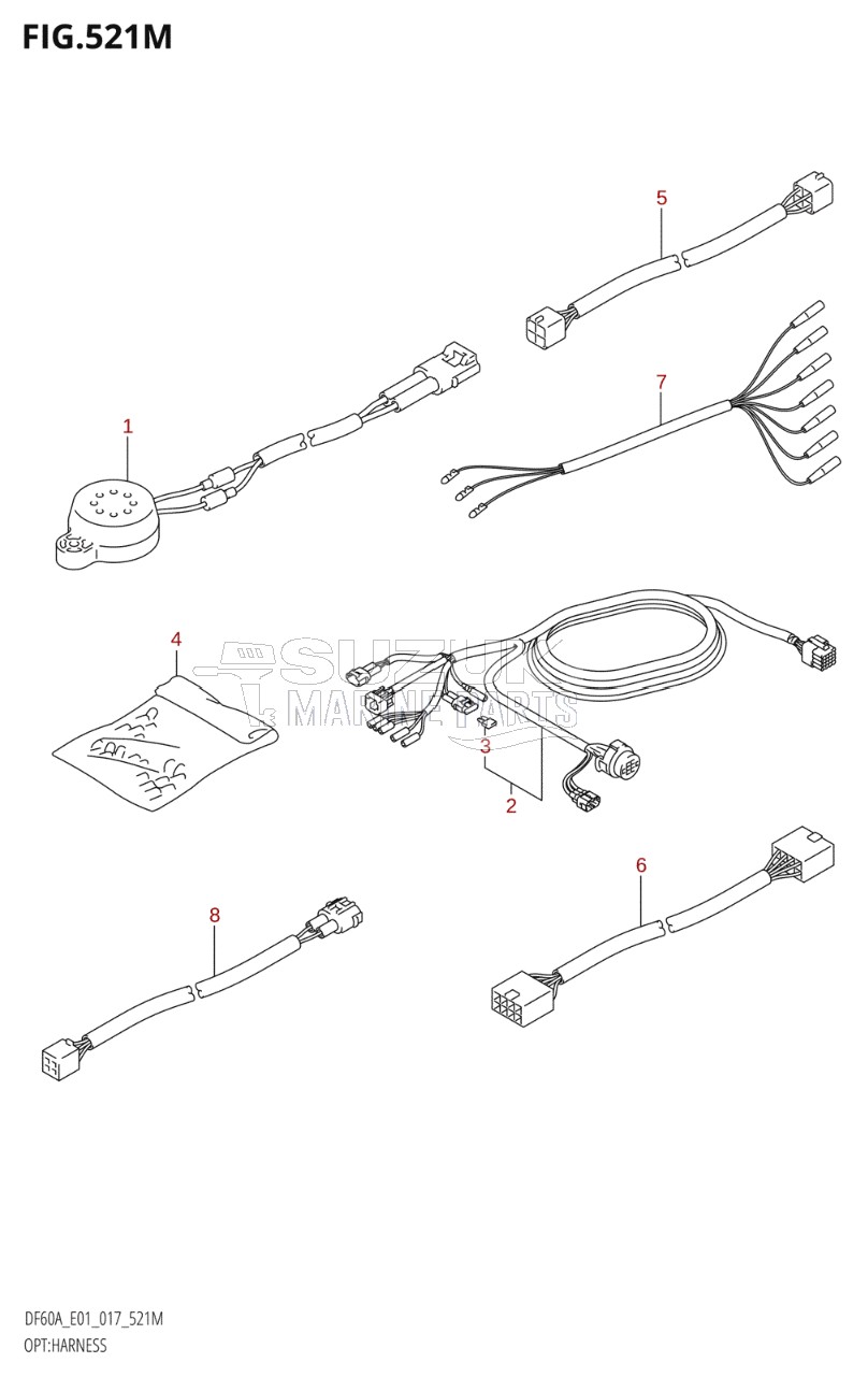 OPT:HARNESS (DF60ATH:E40)