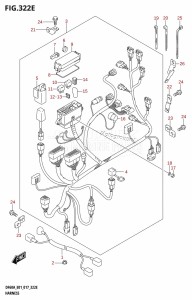 DF50A From 05003F-710001 (E01)  2017 drawing HARNESS (DF50A:E01)