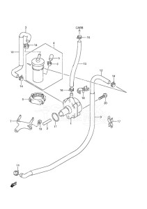 DF 25 V-Twin drawing Fuel Pump