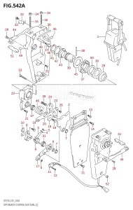 DF225Z From 22503Z-010001 (E01 E40)  2010 drawing OPT:REMOTE CONTROL ASSY DUAL (2)