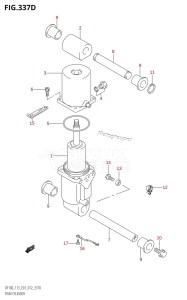 DF100 From 10002F-210001 (E01 E40)  2012 drawing TRIM CYLINDER (DF115T:E40)