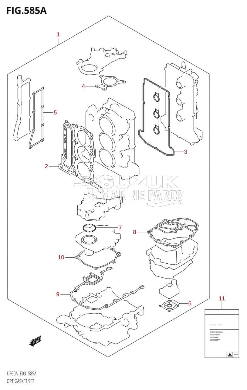 OPT:GASKET SET