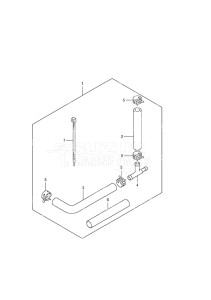 Outboard DF 70A drawing Water Pressure Gauge Sub Kit