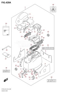 DF350A From 35001F-710001 (E03)  2017 drawing ENGINE COVER