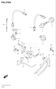 15002F-610001 (2016) 150hp E03-USA (DF150ST  DF150T  DF150TG) DF150 drawing SENSOR (DF175ZG:E03)