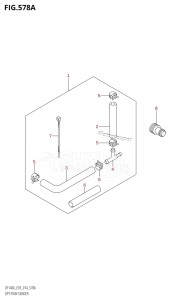 DF100A From 10003F-410001 (E03)  2014 drawing OPT:TRIM SENDER