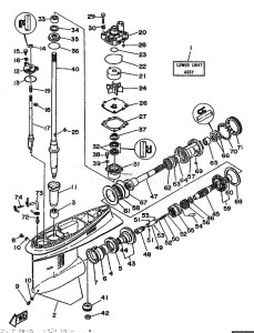 L130BETO drawing PROPELLER-HOUSING-AND-TRANSMISSION-1