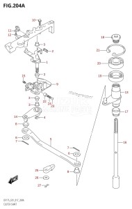 DF150Z From 15002Z-710001 (E01 E40)  2017 drawing CLUTCH SHAFT