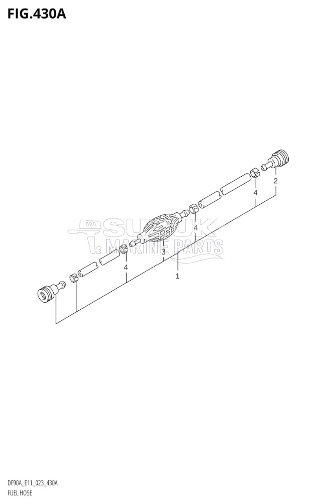 FUEL HOSE (DF75A:W / FUEL HOSE)