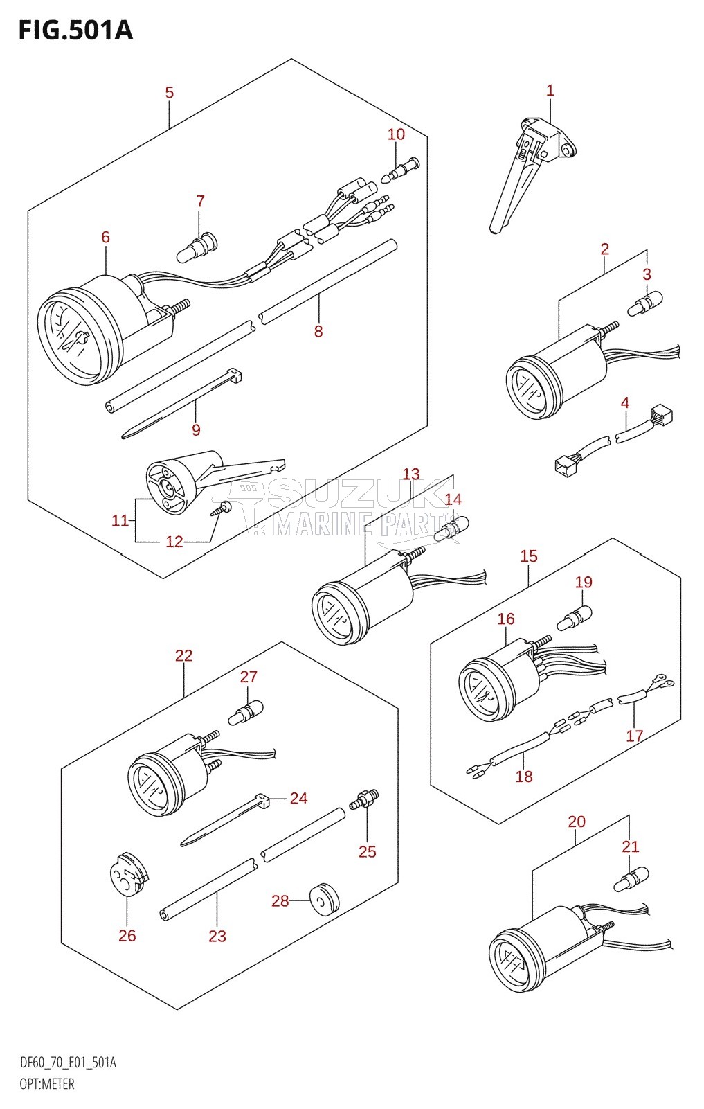 OPT:METER (W,X,Y,K1,K2,K3,K4)