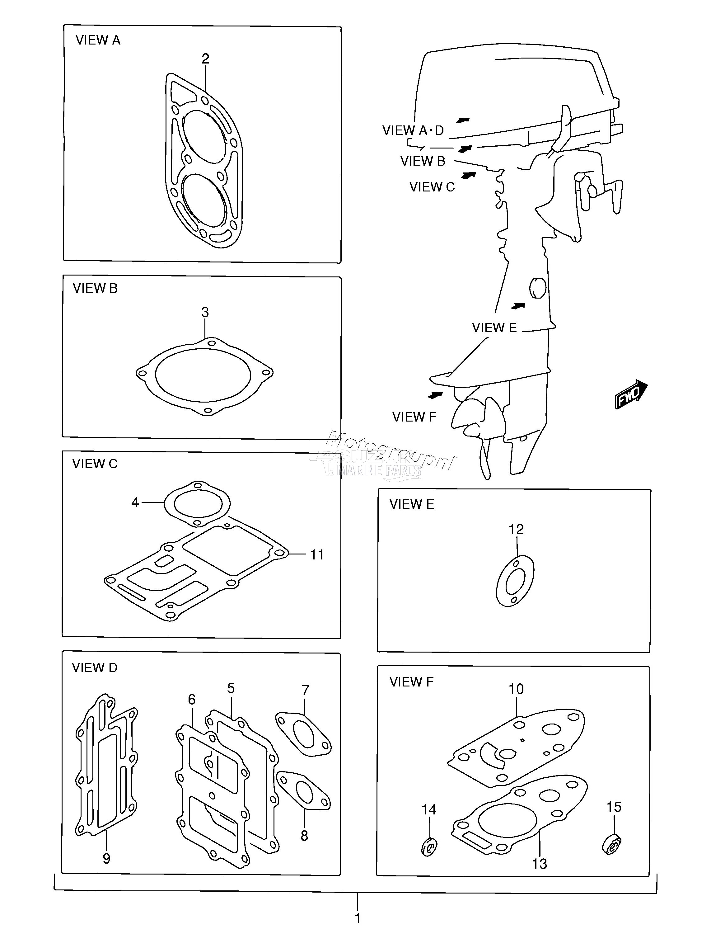 OPTIONAL : GASKET SET