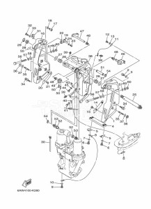 F350AETU drawing FRONT-FAIRING-BRACKET