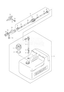 DF 9.9 drawing Fuel Tank