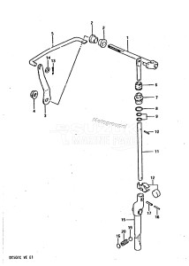 DT50 From 05003-401001 ()  1984 drawing CLUTCH