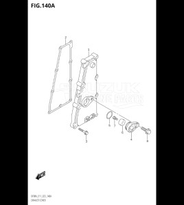 10004F-240001 (2022) 100hp E01 E40-Gen. Export 1 - Costa Rica (DF100BT  DF140Z) DF100B drawing EXHAUST COVER