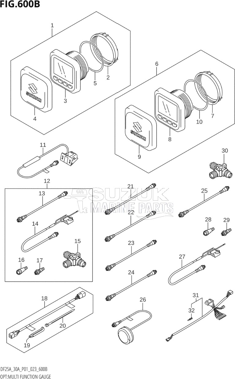 OPT:MULTI FUNCTION GAUGE (022,023)