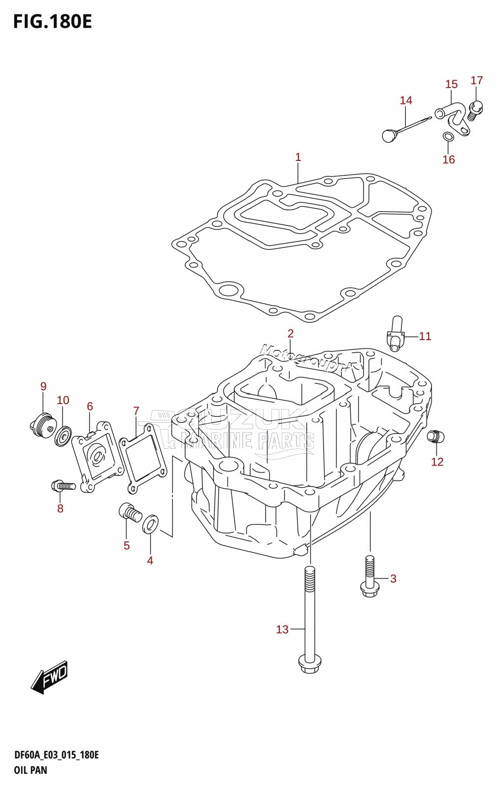 OIL PAN (DF60AVT:E03)