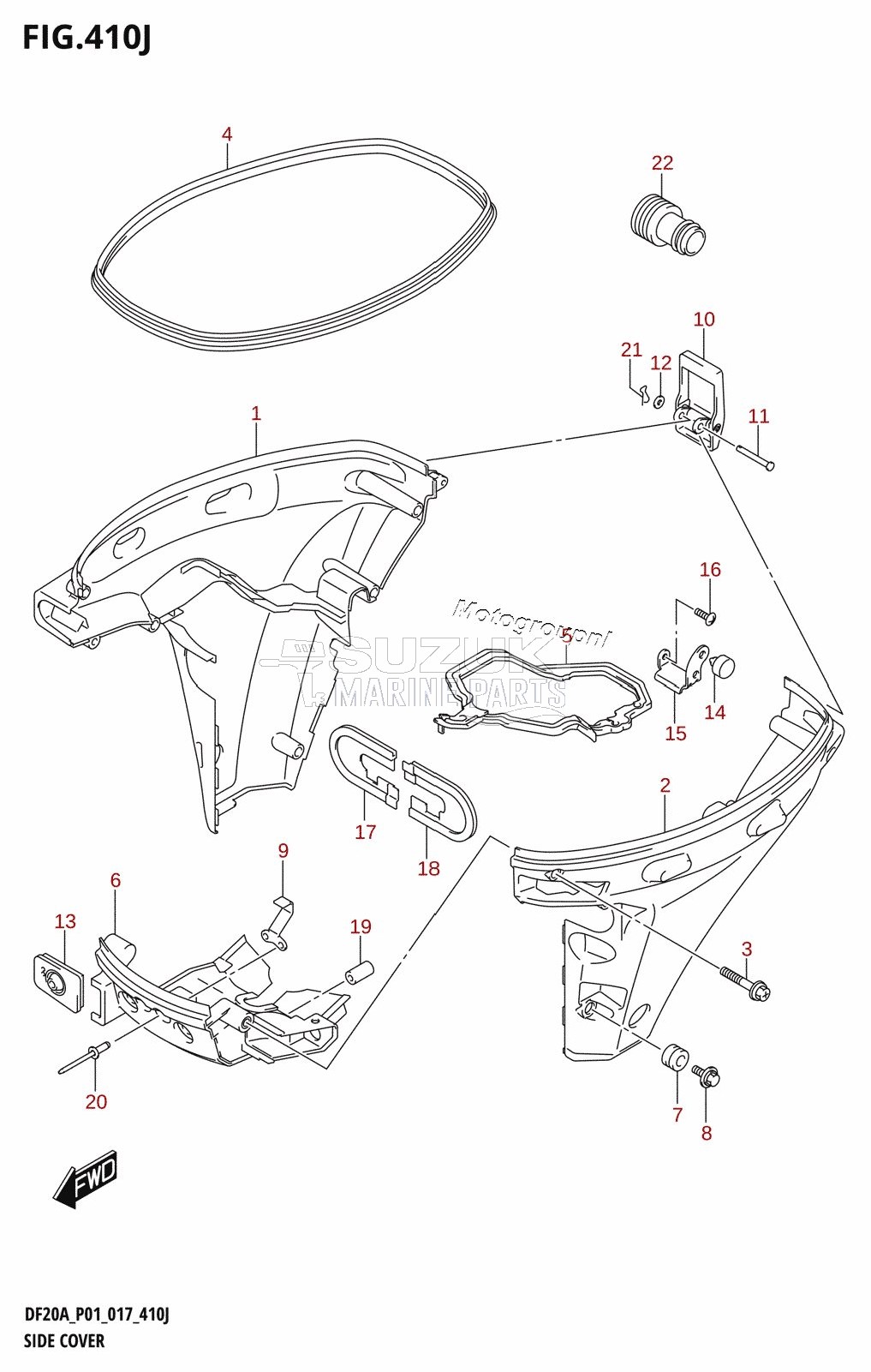 SIDE COVER (DF20A:P40)