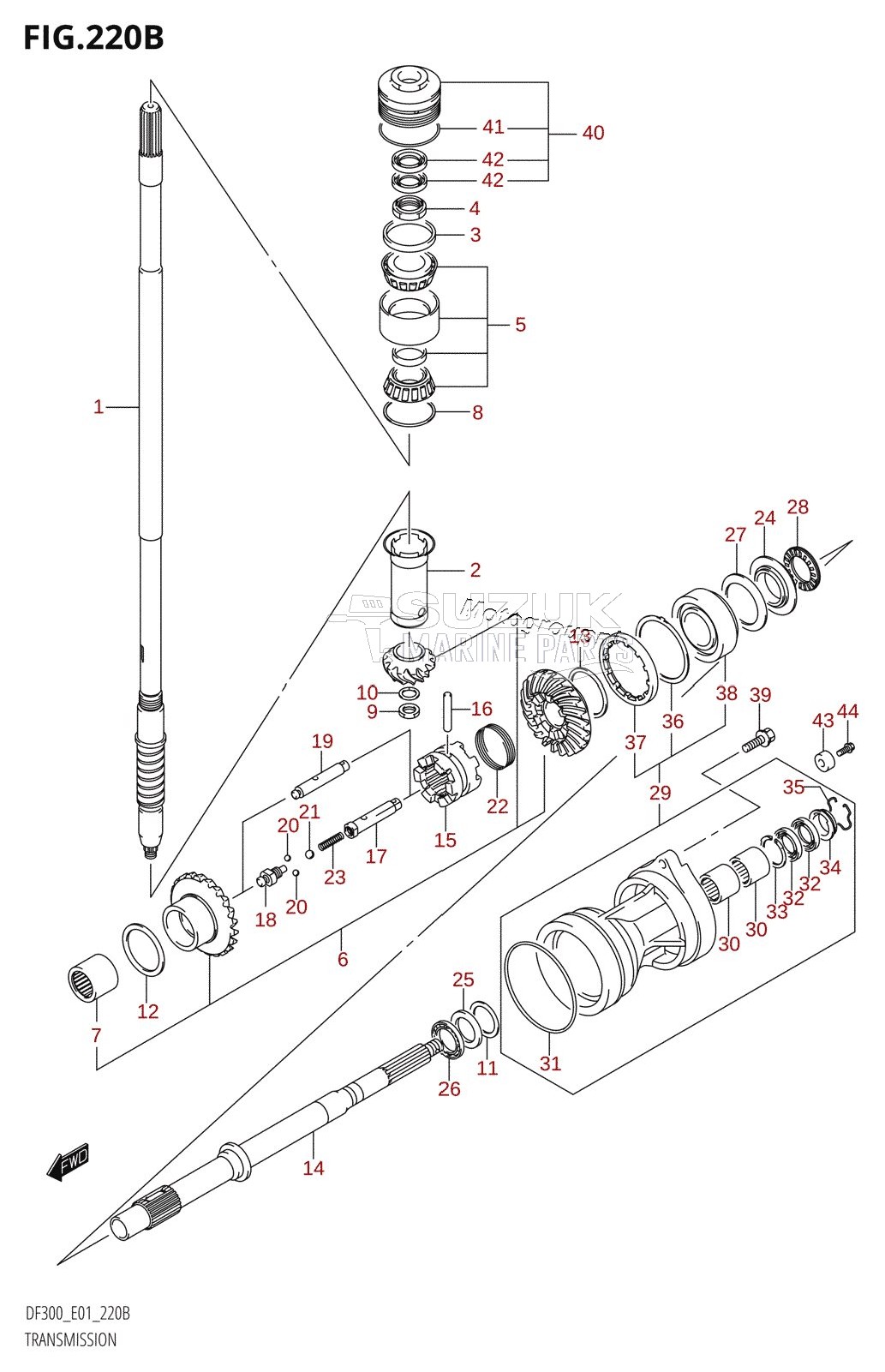 TRANSMISSION (DF300Z)