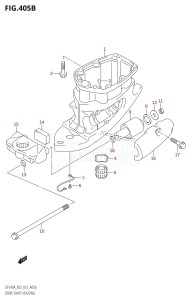 DF140AZ From 14003Z-310001 (E03)  2013 drawing DRIVE SHAFT HOUSING (DF140AZ:E03)