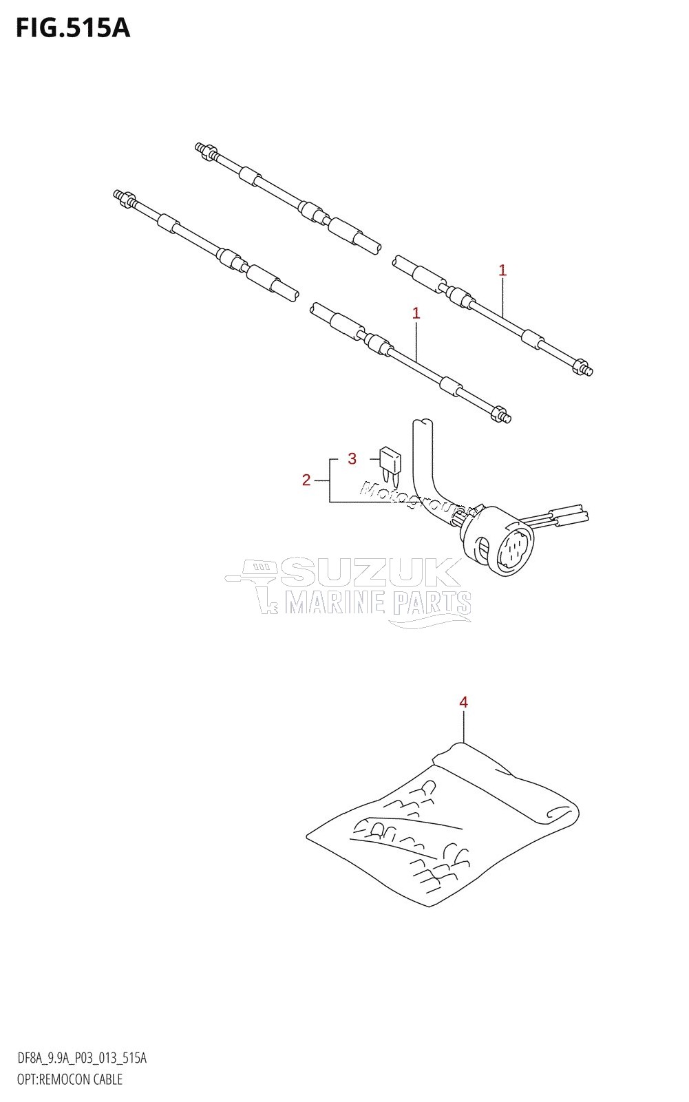 OPT:REMOCON CABLE (DF8A:P03)