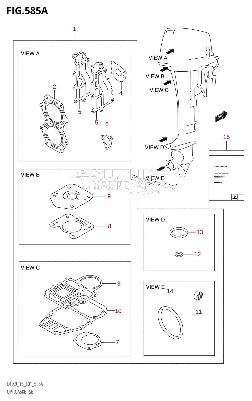 OPT:GASKET SET