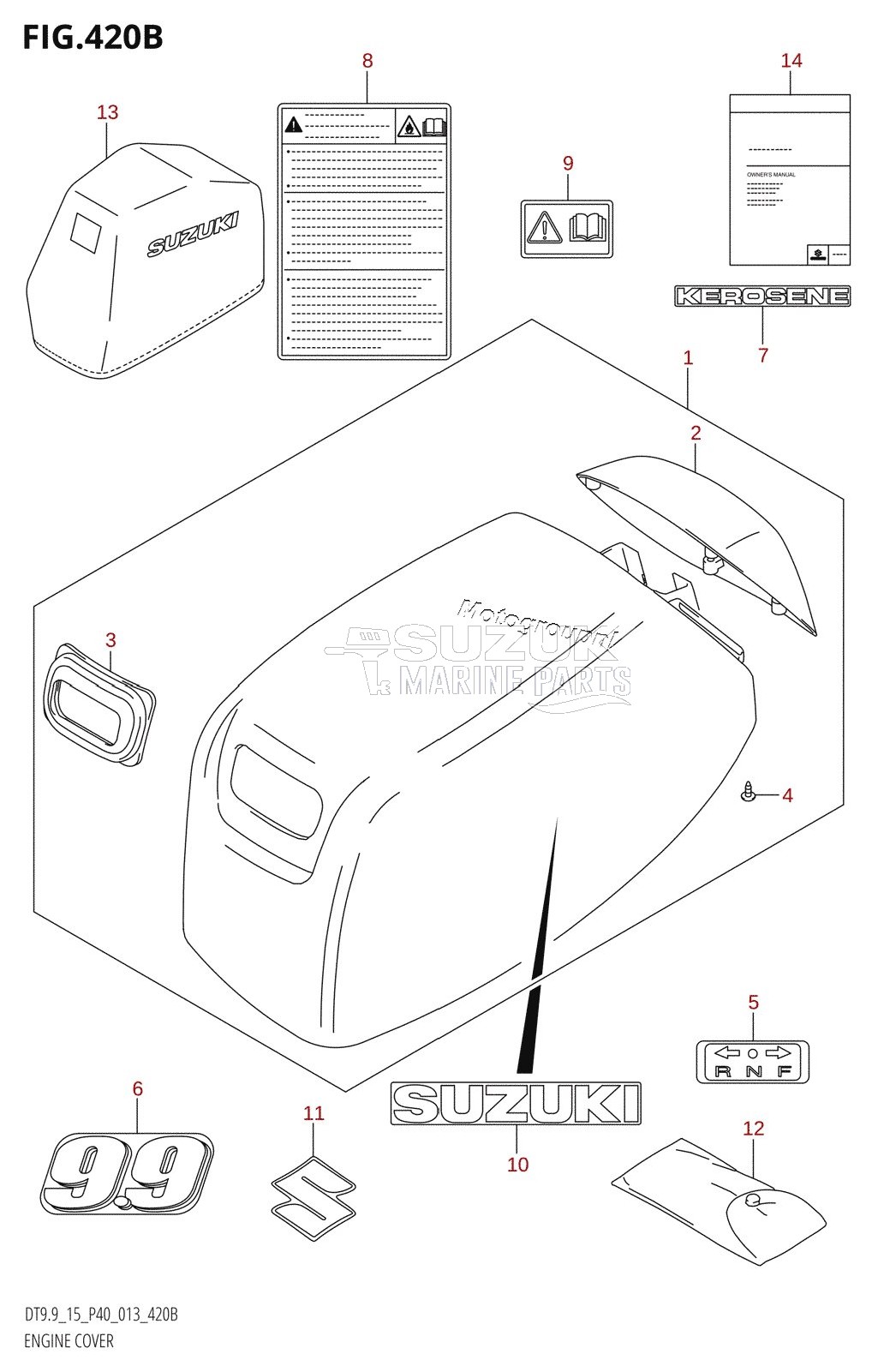 ENGINE COVER (DT9.9K:P40)