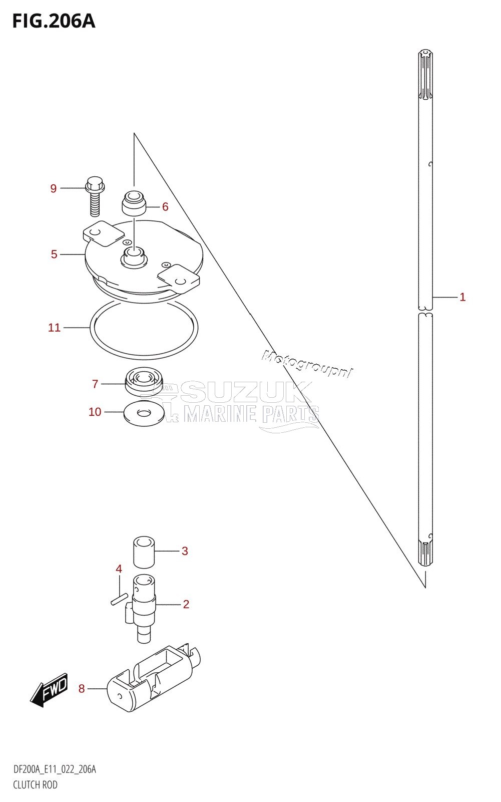 CLUTCH ROD