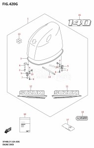 DF100C From 10005F-440001 (E01)  2024 drawing ENGINE COVER (DF140BT,DF140BZ)