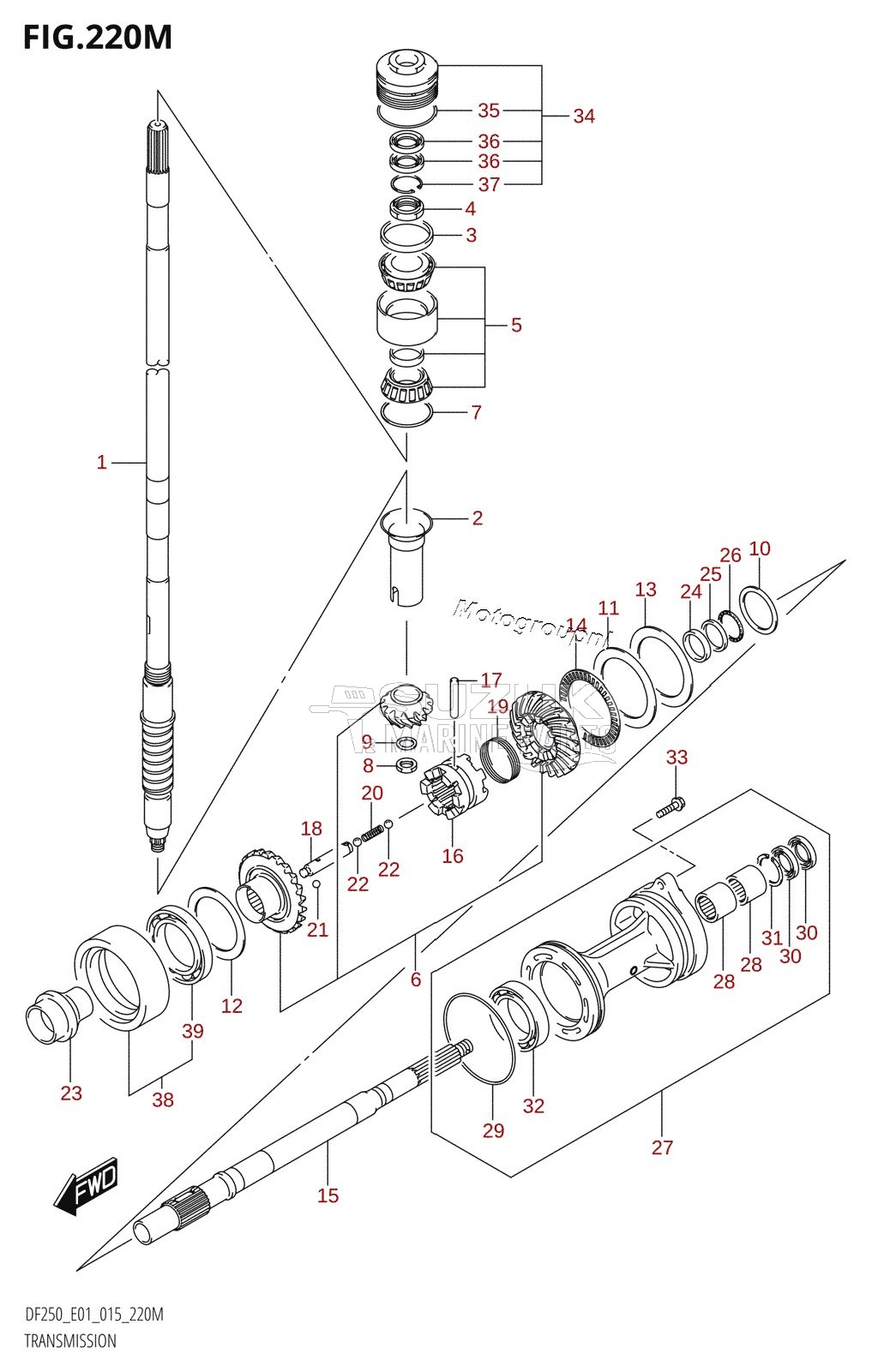 TRANSMISSION (DF250Z:E40)