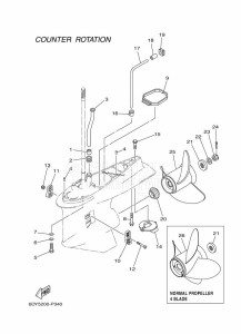 FL250GETU drawing PROPELLER-HOUSING-AND-TRANSMISSION-4