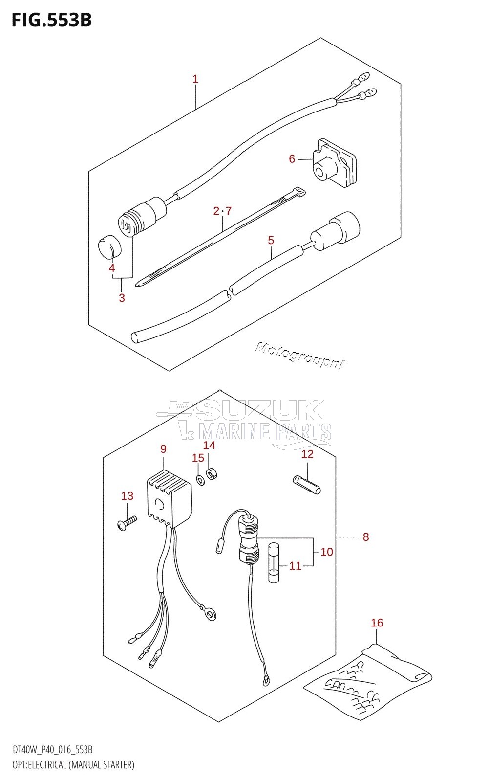 OPT:ELECTRICAL (MANUAL STARTER) (DT40W:P90:M-STARTER)