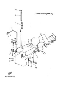 L150F drawing LOWER-CASING-x-DRIVE-2-USA-