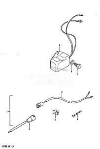 DT30 From 03001-408067 till 411086 ()  1985 drawing OPTIONAL : ELECTRICAL (FOR MANUAL STARTER)