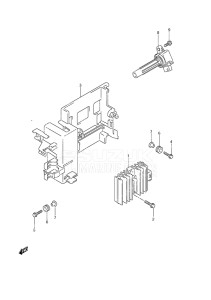 Outboard DF 90A drawing Rectifier/Ignition Coil