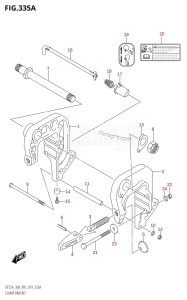 DF25A From 02504F-810001 (P01)  2018 drawing CLAMP BRACKET (DF25A,DF25AR,DF30AR)