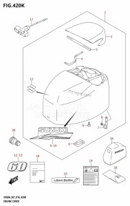 DF50A From 05003F-610001 (E01)  2016 drawing ENGINE COVER (DF60AQH:E40)