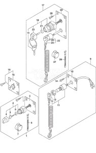 DF 25A drawing Switch Remote Control